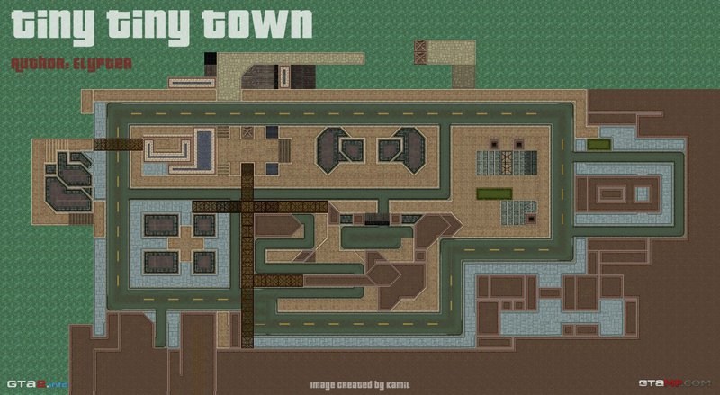 A shrunken version of Tiny Town