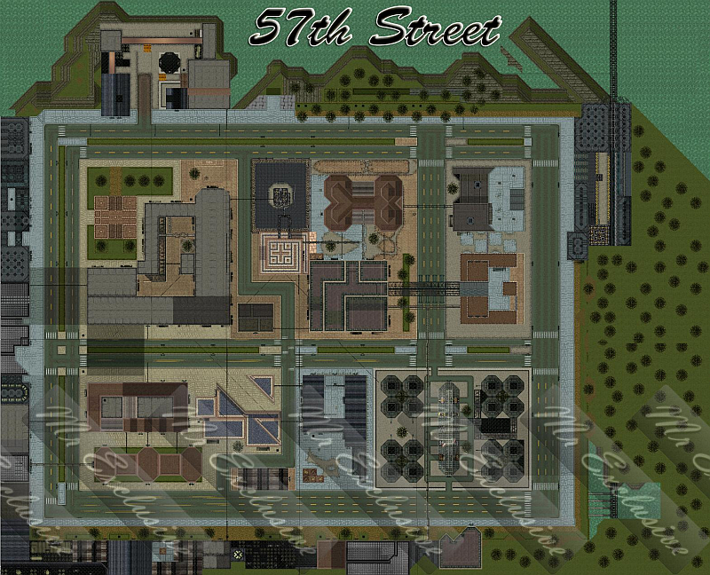 Top down view of the map!