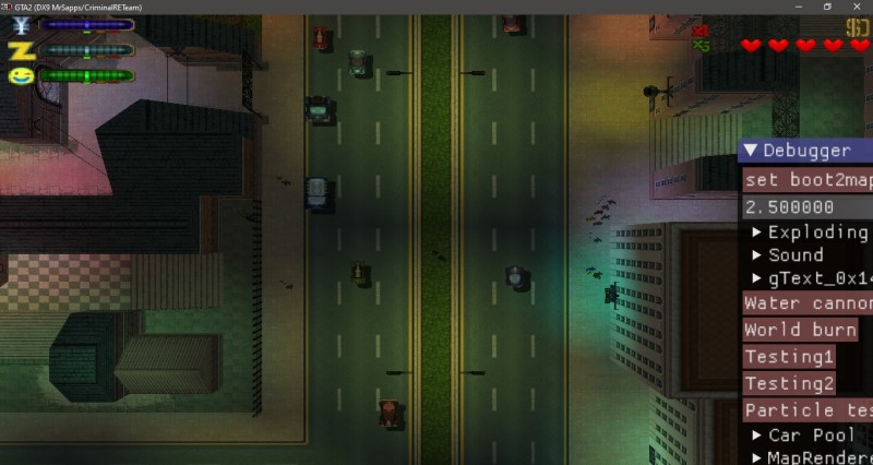 Dummy cars spawning and driving