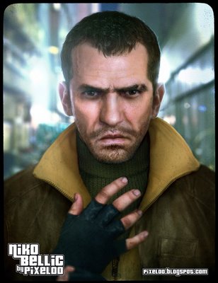 prompthunt: niko bellic in gta 6, realistic, 4 k gameplay